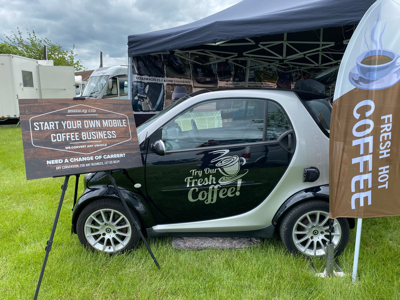 Mobile Smart Car Coffee Bar
