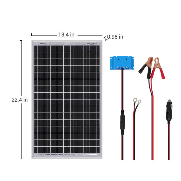 Renogy Watt 12V Monocrystalline Starter Kit