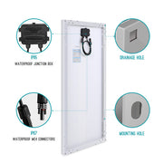 Renogy Renogy 100 Watt 12 Volt Monocrystalline Solar Panel