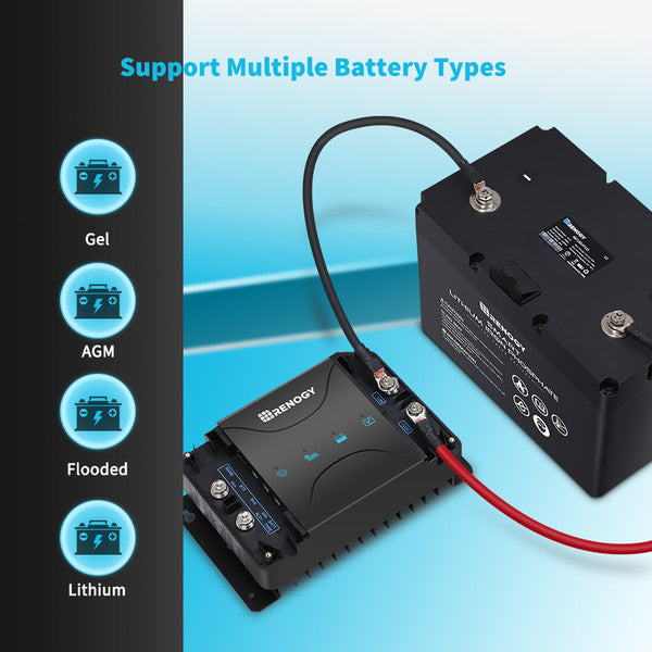 Renogy 12V 50A DC-DC On-Board Battery Charger with MPPT(New Version)