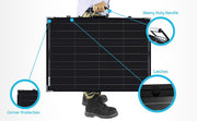 Renogy 100 Watt 12 Volt Monocrystalline Foldable Solar Suitcase w/o Controller