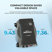 Renogy REGO 12V 60A MPPT Solar Charge Controller (With 1*10FT 6AWG Anderson Cables)