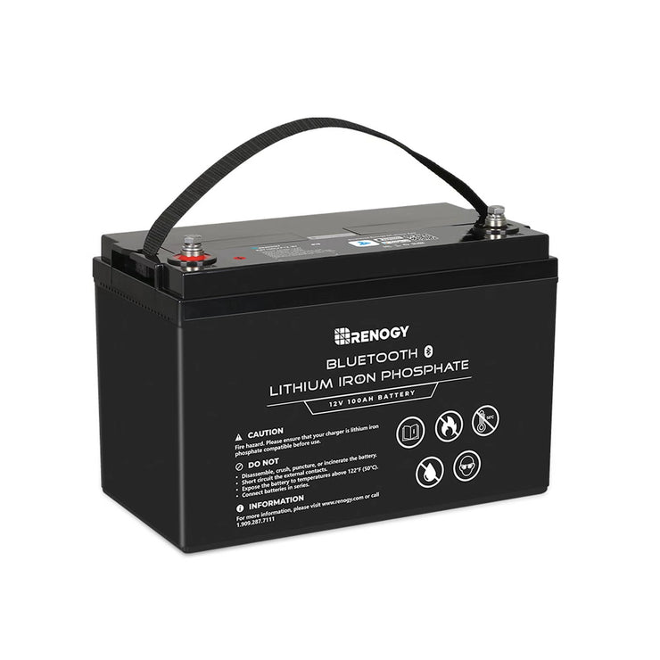 Renogy 12V 100Ah Bluetooth Smart LiFePO4 Battery