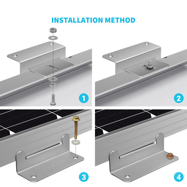 Renogy Wiring and Mounting Kit For Single Solar Panel Setup