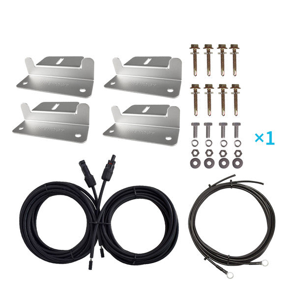 Renogy Wiring and Mounting Kit For Single Solar Panel Setup
