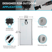 Renogy 200 Watt 12 Volt Solar RV Kit