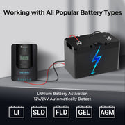 Renogy Rover Li 40 Amp MPPT Solar Charge Controller (Bluetooth Module)
